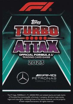 2023 Topps Turbo Attax F1 - Limited Edition #LE 4PL Lewis Hamilton Back