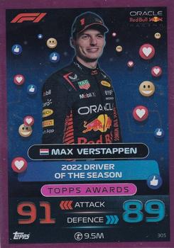 2023 Topps Turbo Attax F1 - Pink #305 Max Verstappen Front