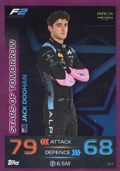 2023 Topps Turbo Attax F1 - Pink #317 Jack Doohan Front