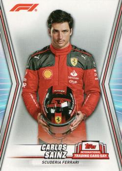 2023 Topps Formula 1 International Trading Card Day #NTCD-F8 Carlos Sainz Front