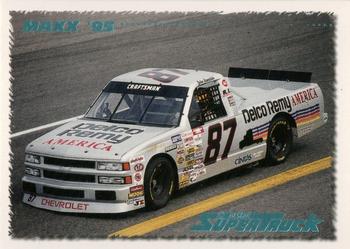 1995 Maxx Medallion - SuperTrucks Blue #ST11 John Nemechek Front