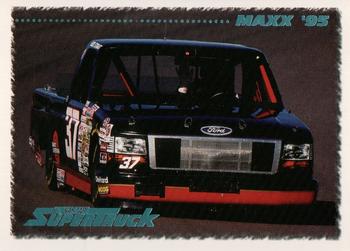 1995 Maxx Medallion - SuperTrucks Blue #ST13 Bob Strait Front