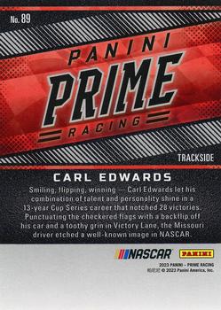 2023 Panini Prime #89 Carl Edwards Back