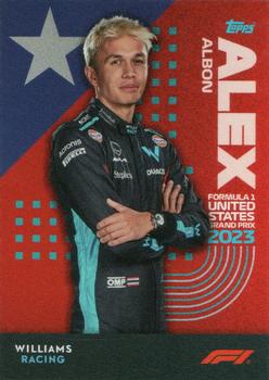 2023 Topps United States Grand Prix #17 Alex Albon Front