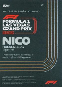 2023 Topps Las Vegas Grand Prix #25 Nico Hulkenberg Back