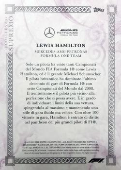 2023 Topps Eccellenza Formula 1 - Purple #NNO Lewis Hamilton Back