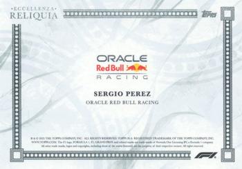 2023 Topps Eccellenza Formula 1 - Reliquia Gray #NNO Sergio Perez Back