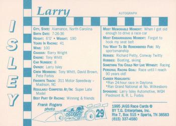 1995 Jags #29 Larry Isley Back