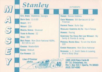 1995 Jags #40 Stanley Massey Back