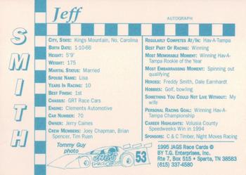 1995 Jags #53 Jeff Smith Back