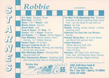1995 Jags #55 Robbie Starnes Back