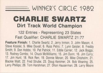 1993 Dirt Track World Championship #NNO Charlie Swartz Back
