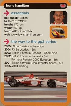 2006 GP2 Series #NNO Lewis Hamilton Front