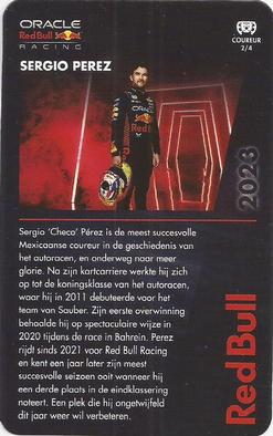 2023 Oracle Red Bull Racing #Courer 2/4 Sergio Perez Front