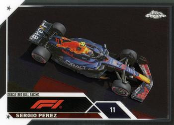 2023 Topps Chrome Formula 1 #12 Sergio Perez Front