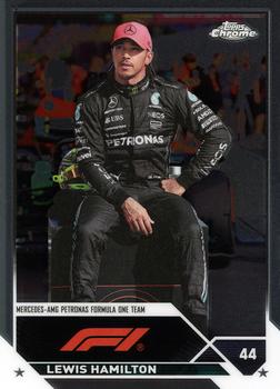 2023 Topps Chrome Formula 1 #22 Lewis Hamilton Front