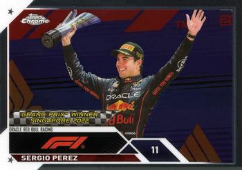 2023 Topps Chrome Formula 1 #160 Sergio Perez Front