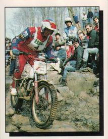 1987 Panini Motor Adventures Stickers #7 Rock Climb Motorcycle Front