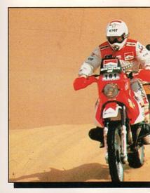 1987 Panini Motor Adventures Stickers #33 Motorbike (left) Front