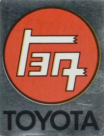1987 Panini Motor Adventures Stickers #44 Toyota Front