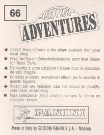1987 Panini Motor Adventures Stickers #66 Mazda Back