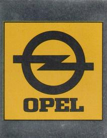 1987 Panini Motor Adventures Stickers #67 Opel Front