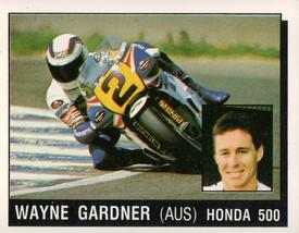 1987 Panini Motor Adventures Stickers #119 Wayne Gardner Front