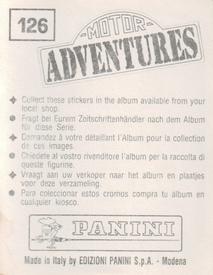 1987 Panini Motor Adventures Stickers #126 Freddie Spencer Back