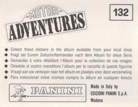 1987 Panini Motor Adventures Stickers #132 Stefan Dorflinger Back