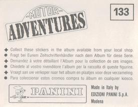 1987 Panini Motor Adventures Stickers #133 Manuel Herreros Back