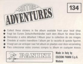 1987 Panini Motor Adventures Stickers #134 Gerhard Waibel Back