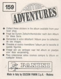 1987 Panini Motor Adventures Stickers #159 Danny Sullivan Back