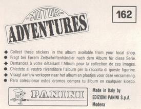 1987 Panini Motor Adventures Stickers #162 Al Unser Sr. Back