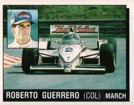 1987 Panini Motor Adventures Stickers #166 Roberto Guerrero Front