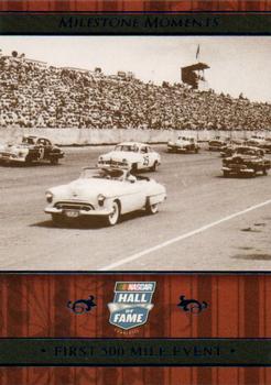 2010 Press Pass Eclipse - NASCAR Hall of Fame Blue #NHOF 9 First 500 Mile Event Front