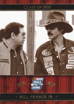 2010 Press Pass Premium - NASCAR Hall of Fame #NHOF 87 Bill France Jr. Front