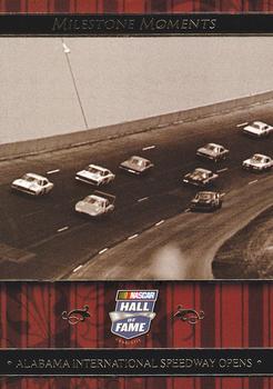 2010 Press Pass Stealth - NASCAR Hall of Fame #NHOF 17 Alabama International Speedway Opens Front