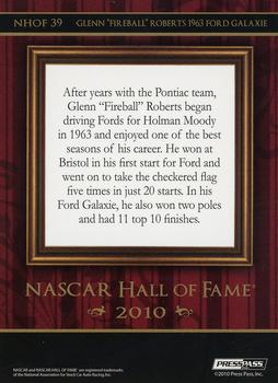 2010 Press Pass Stealth - NASCAR Hall of Fame #NHOF 39 Glenn 