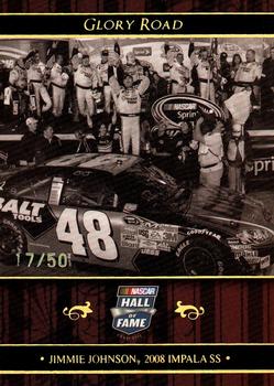 2010 Wheels Main Event - NASCAR Hall of Fame Holofoil #NHOF 50 Jimmie Johnson 2008 Impala SS Front