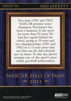 2011 Wheels Element - NASCAR Hall of Fame #NHOF 106 Ned Jarrett Back