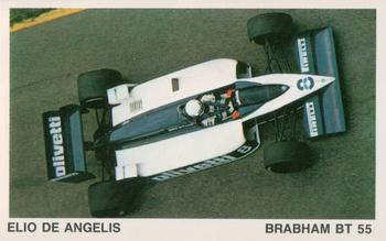 1986 Formula 1 Le Auto Piu Veloci Del Mondo (Stickers) #7 Elio De Angelis Front