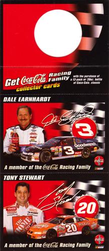 2000 Coca-Cola 7-Eleven - Hanger Strip #NNO Dale Earnhardt / Tony Stewart Front