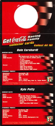 2000 Coca-Cola 7-Eleven - Hanger Strip #NNO Dale Earnhardt / Kyle Petty Back