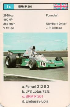 1975 Top Trumps by Dubreq Series 1 - Racing Cars #1c Jean-Pierre Beltoise Front