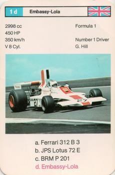 1975 Top Trumps by Dubreq Series 1 - Racing Cars #1d Graham Hill Front