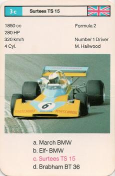 1975 Top Trumps by Dubreq Series 1 - Racing Cars #3c Mike Hailwood Front
