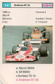 1975 Top Trumps by Dubreq Series 1 - Racing Cars #3d Emerson Fittipaldi Front