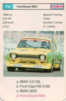 1975 Top Trumps by Dubreq Series 1 - Racing Cars #7d Klaus Ludwig Front