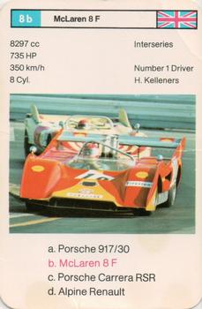 1975 Top Trumps by Dubreq Series 1 - Racing Cars #8b Helmut Kelleners Front