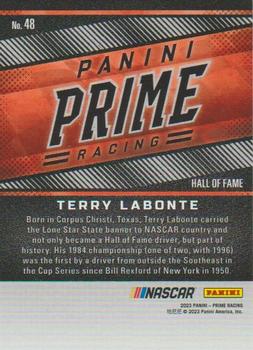 2023 Panini Prime - Holo Gold #48 Terry Labonte Back